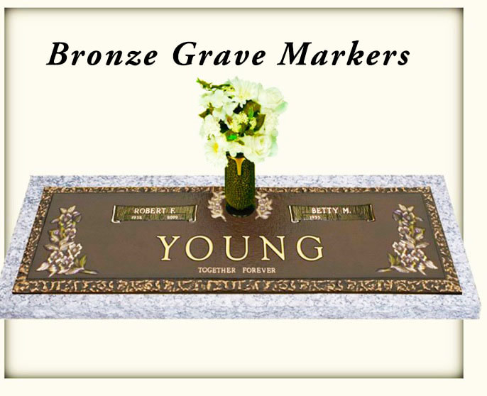 Bronze Grave Markers in Louisiana (LA)