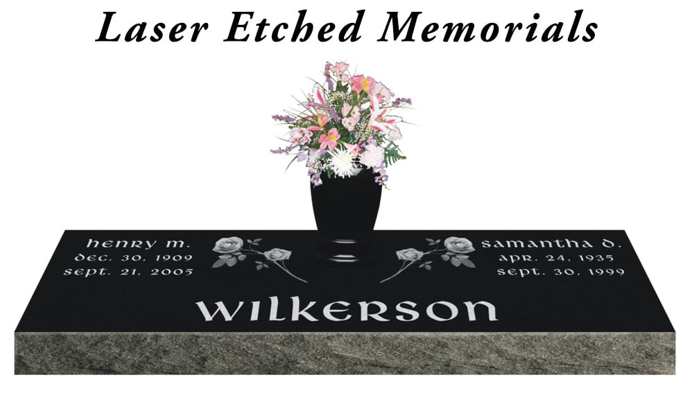 Laser Etched Grave Markers in Iowa (IA)