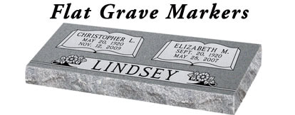Flat Grave Markers in North Carolina (NC)