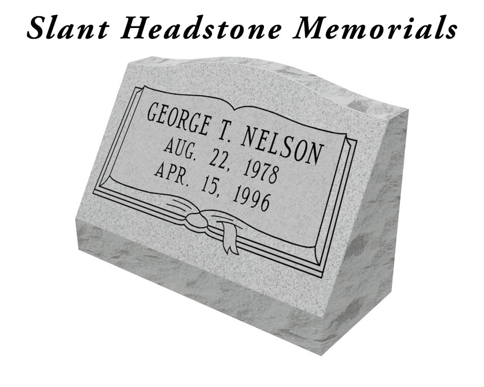 Slant Headstones in North Carolina (NC)